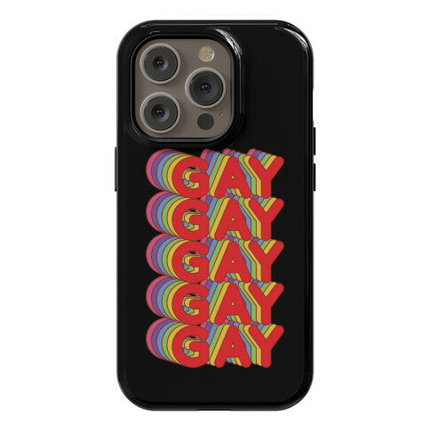 Gay Retro Rainbow Phone Case